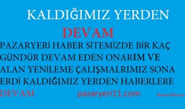 PAZARYERİ HABER SİTEMİZİN BAKIMI YAPILDI TEKRAR HİZMETE DEVAM