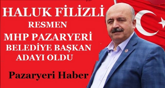 HALUK FİLİZLİ BELEDİYE BAŞKAN ADAYI