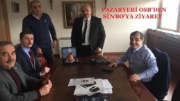 PAZARYERİ OSB YÖNETİMİNDEN SİNBO’YA ZİYARET