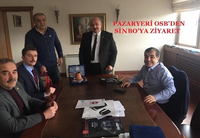 PAZARYERİ OSB YÖNETİMİNDEN SİNBO’YA ZİYARET