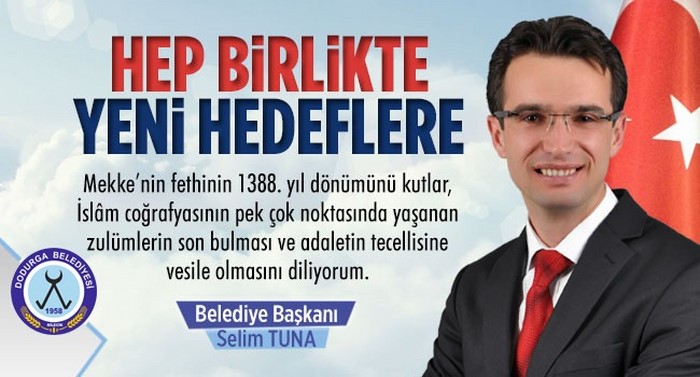 DODURGA BELEDİYE BAŞKANI SELİM TUNA’NIN YENİ YIL MESAJI