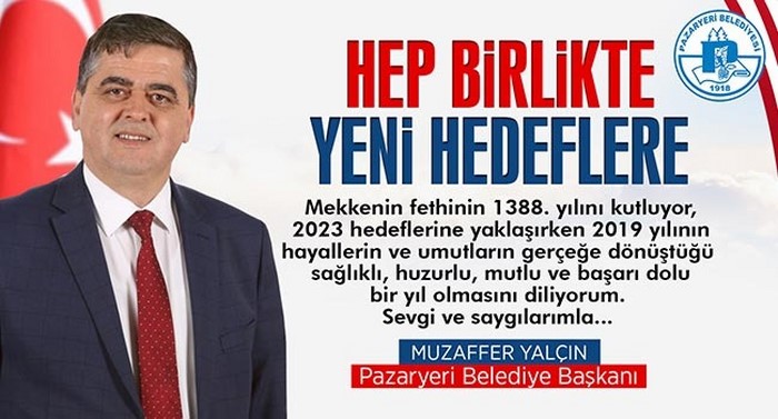 BELEDİYE BAŞKANI MUZAFFER YALÇIN’IN YENİ YIL MESAJI