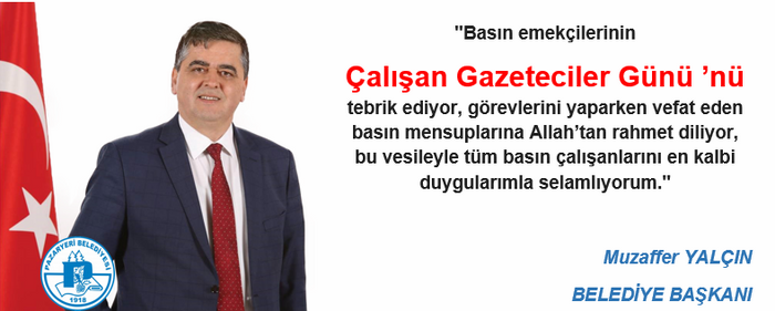 BELEDİYE BAŞKANI YALÇIN’IN MESAJI