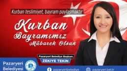 BELEDİYE BAŞKANI TEKİN’İN KURBAN BAYRAM MESAJI