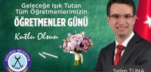 Dodurga Belediye Başkanı Selim Tuna’nın 24 Kasım Öğretmenler Günü Mesajı