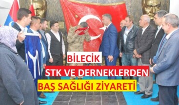 BİLECİK STK VE DERNEK BAŞKANLARINDAN KOMUTANA ZİYARET