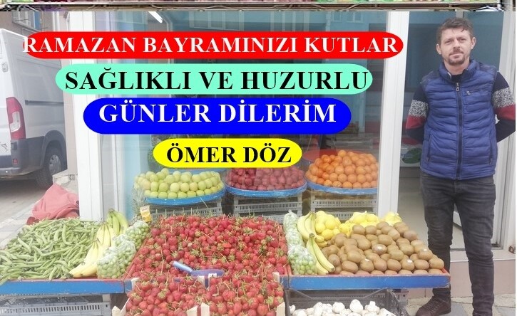 Pazarcık Lider Manav’ın Ramazan Bayram Mesajı