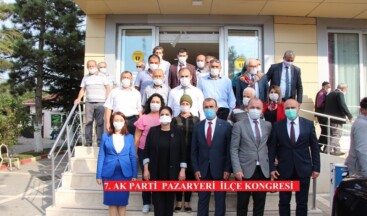 AK PARTİ PAZARYERİ KONGRESİ YAPILDI SOYDAN YENİDEN BAŞKAN