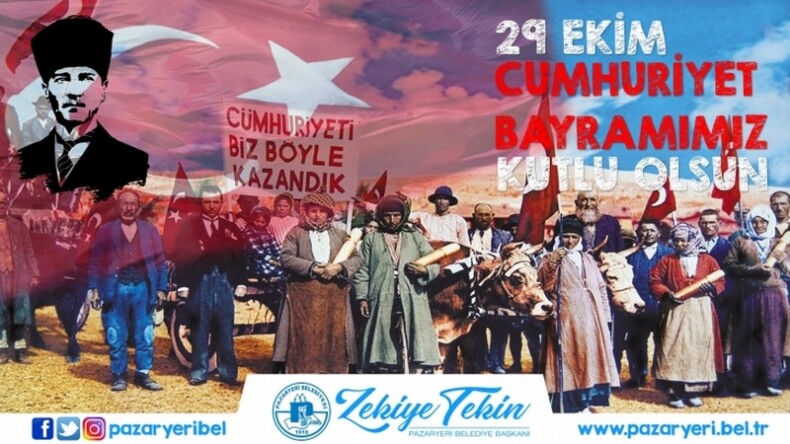 BAŞKAN TEKİN’İN 29 EKİM CUMHURİYET BAYRAMI MESAJI