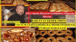 BAHÇIVAN EKMEK FIRINI’NIN YENİ YIL MESAJI