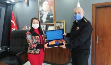 Bilecik Jandarma Alay Komutanı Sandal’dan Başkan Tekin’e Ziyaret