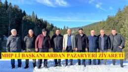 MHP Lİ BAŞKANLARDAN PAZARYERİ ZİYARETİ