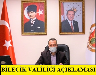 Bilecik Valiliğinden Beklenen Açıklama Geldi