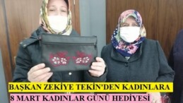 BAŞKAN TEKİN, DÜNYA KADINLAR GÜNÜNDE KADINLARI UNUTMADI