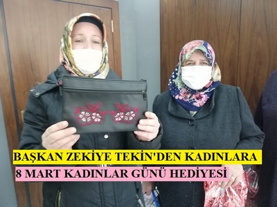 BAŞKAN TEKİN, DÜNYA KADINLAR GÜNÜNDE KADINLARI UNUTMADI