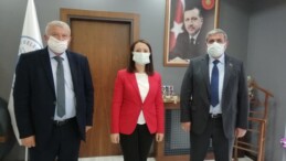 MHP VEZİRHAN BELEDİYE BAŞKANI OCAK’TAN BAŞKAN TEKİN’E ZİYARET