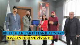 Ak Parti İl Teşkilat Başkanı Yılmaz ve ekibinden Pazaryeri Ziyareti