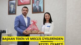 BAŞKAN TEKİN VE MECLİS ÜYELERİNİN KESTEL ZİYARETİ