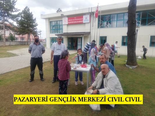 PAZARYERİ GENÇLİK MERKEZİ MİNİK MİSAFİRLERİNİ AĞIRLAMAYA DEVAM EDİYOR