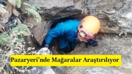 Pazaryeri’nde Mağaralar Araştırılıyor