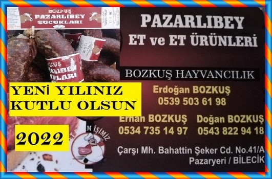 PAZARLI BEY KASABI’NIN YENİ YIL MESAJI