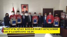 BOZÜYÜK SINAV KOLEJİ DART GENÇLERDE GRUP ŞAMPİYONU OLDU