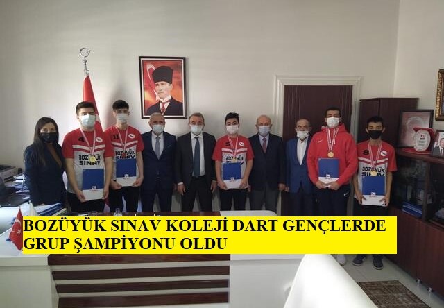 BOZÜYÜK SINAV KOLEJİ DART GENÇLERDE GRUP ŞAMPİYONU OLDU