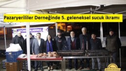 Pazaryerililer Derneğinde 5. geleneksel sucuk ikramı