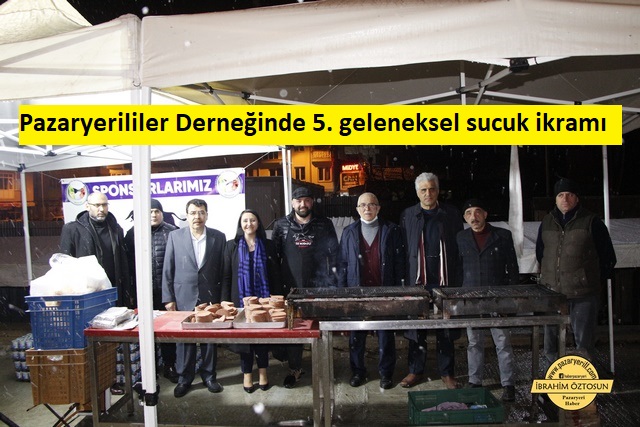 Pazaryerililer Derneğinde 5. geleneksel sucuk ikramı