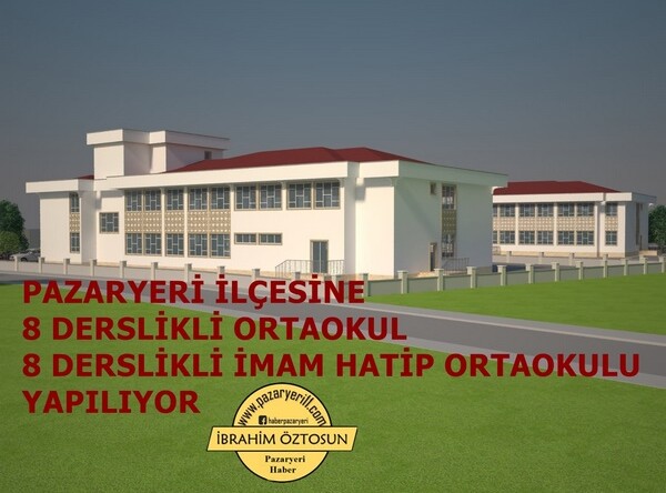 Pazaryeri İlçesine 16 Derslikli Ortaokul Mart ayında ihale ediliyor