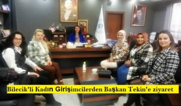 Bilecik’li Kadın Girişimcilerden Başkan Tekin’e ziyaret