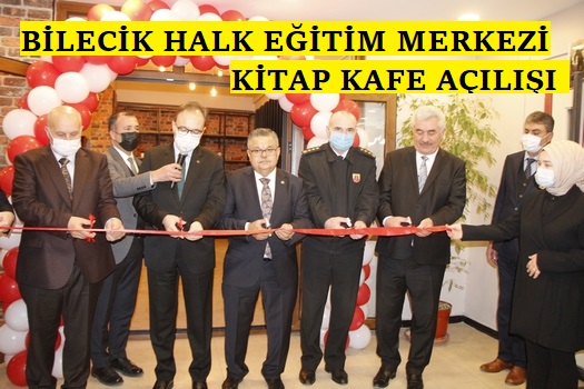 Bilecik Halk Eğitimi Merkezi’nde kitap kafe törenle açıldı