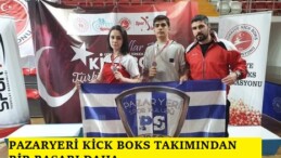 PAZARYERİ KİCK BOKS TAKIMINDAN BİR BAŞARI DAHA