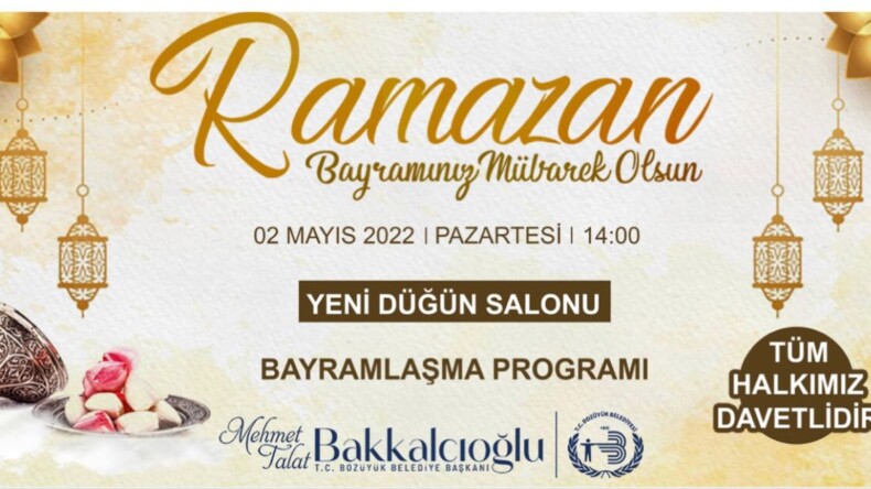 BAŞKAN BAKKALCIOĞLU’NUN RAMAZAN MESAJI