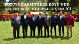 BOZÜYÜK AKSUTEKKE KÖYÜ’NDE GELENEKSEL HIDRELLEZ ŞENLİĞİ