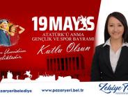 Pazaryeri Belediye Başkanı Tekin’in 19 Mayıs Kutlama Mesajı