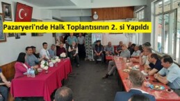 Pazaryeri’nde Halk Toplantısının 2. si Yapıldı