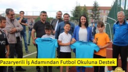 Pazaryerili İş Adamından Futbol Okuluna Destek