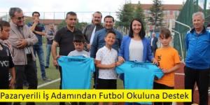 Pazaryerili İş Adamından Futbol Okuluna Destek