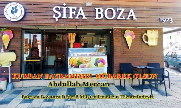 ŞİFA BOZA-DONDURMA  MERCAN’IN BAYRAM MESAJI