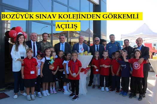 BOZÜYÜK SINAV KOLEJİNDEN GÖRKEMLİ AÇILIŞ