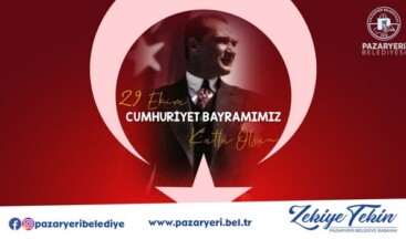 BAŞKAN TEKİN’İN 29 EKİM CUMHURİYET BAYRAMI MESAJI