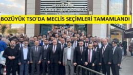 BOZÜYÜK TSO’DA MECLİS SEÇİMLERİ TAMAMLANDI