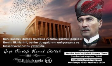 Bozüyük Belediye Başkanı Bakkalcıoğlu’nun 10 Kasım Mesajı
