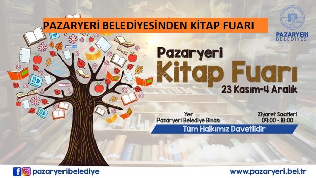 PAZARYERİ BELEDİYESİNDEN KİTAP FUARI