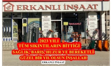ERKANLI İNŞAAT’IN YENİ YIL MESAJI
