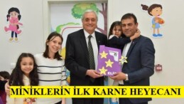 MİNİKLERİN İLK KARNE HEYECANI