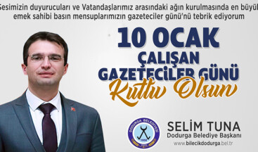 Başkan Tuna’nın 10 Ocak Çalışan Gazeteciler Günü mesajı