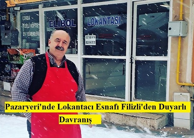 Pazaryeri’nde Lokantacı Esnafı Filizli’den Duyarlı Davranış