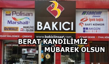 Bozüyük Bakıcı Ticaret’in Berat Kandili Mesajı